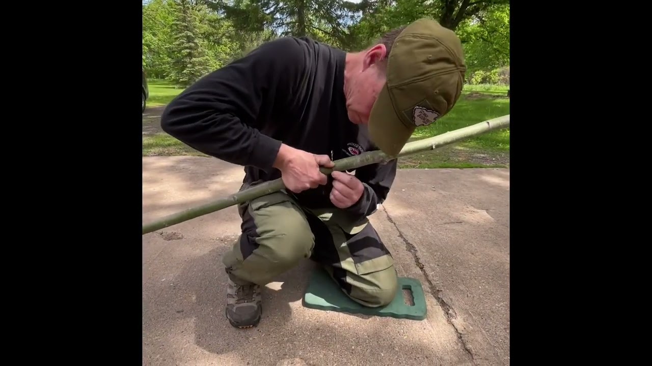 Using my @Wazoo Adventure Kit to Make a Fishing Pole and Catch Fish