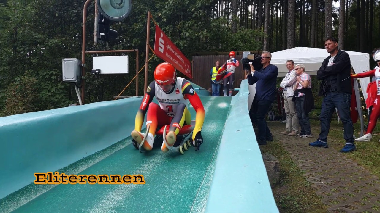 Internationaler FIL Sommerrodelcup 2019 in Ilmenau mit Rodelstars Dajana Eitberger - Johannes Ludwig