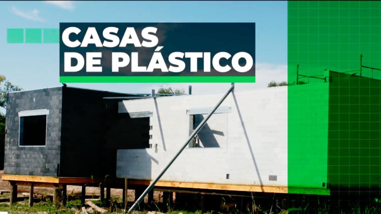 CASAS DE PLÁSTICO: Una pyme hace casas con ladrillos de plástico