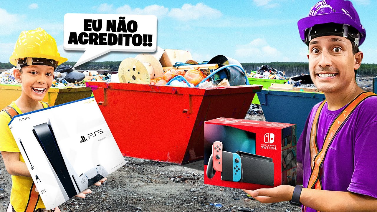 PULAMOS EM UM LIXAO NOVO E ACHAMOS UM PLASTATION FUNCIONANDO