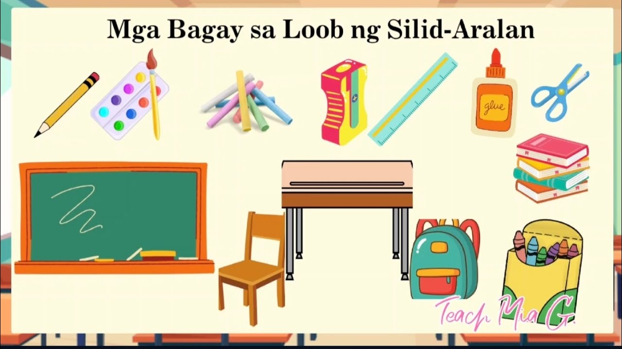Mga Bagay sa Loob ng Silid-Aralan #School #TeachMiaG