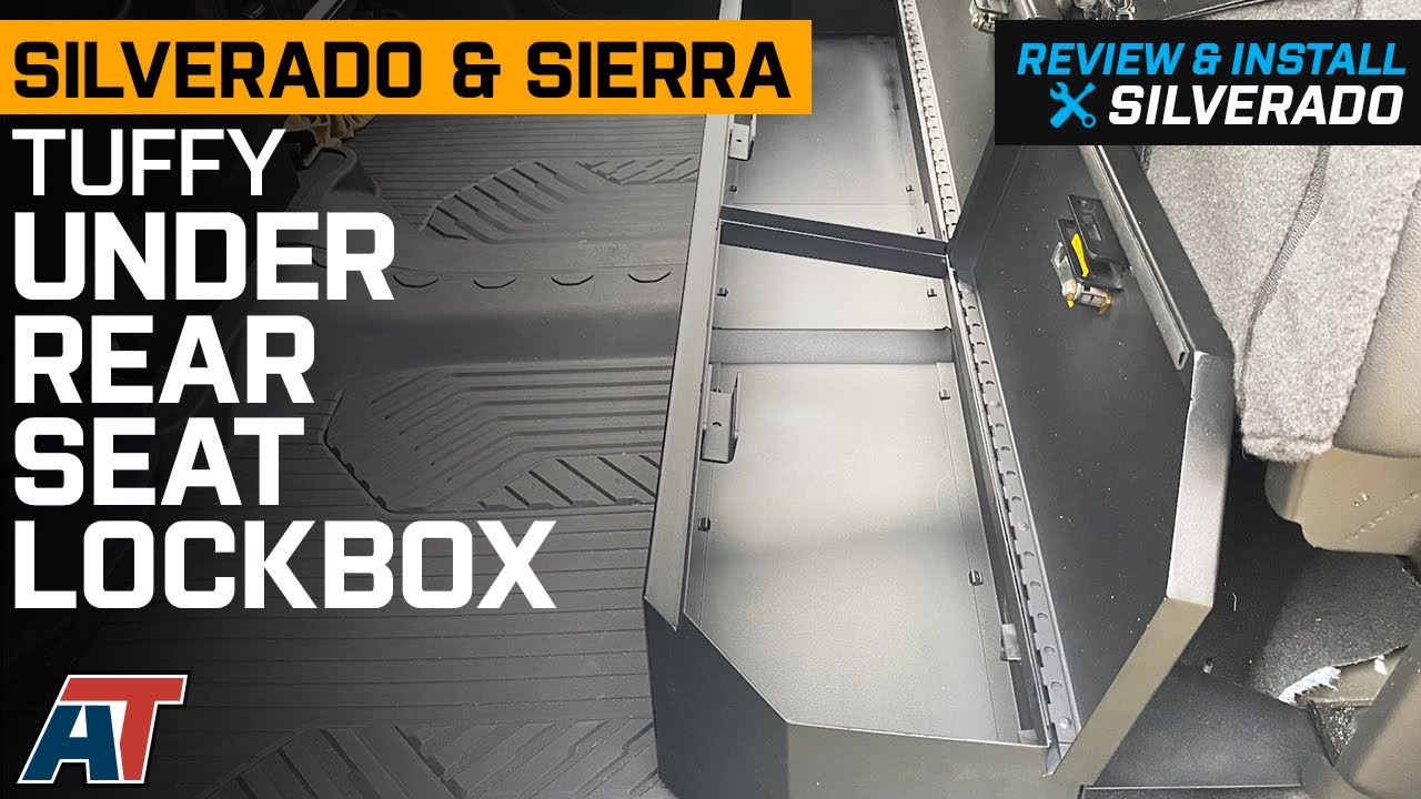 2019-2022 Silverado & Sierra 1500 Tuffy Under Rear Seat Lockbox Review & Install