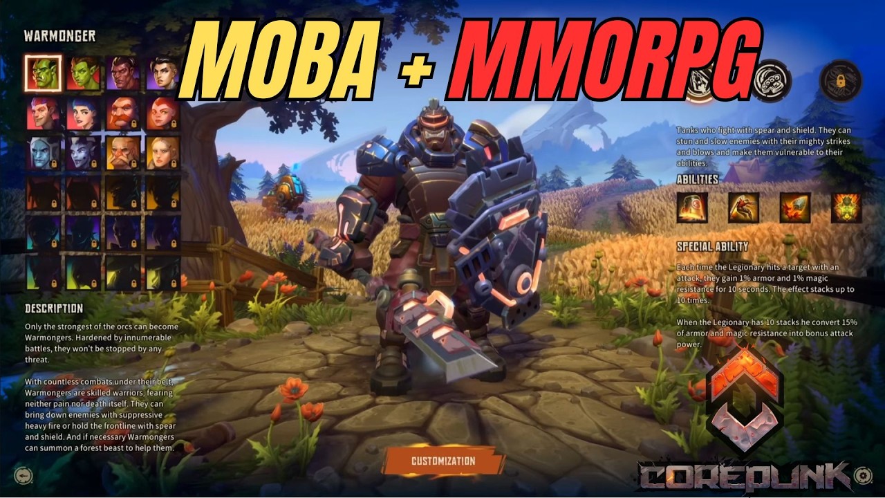 MOBA Fans Need To See This New MMORPG! | Corepunk