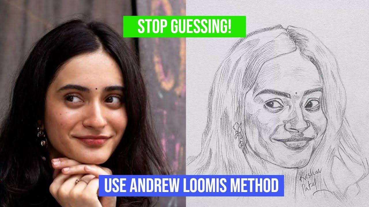 Realistic Portrait Drawing Made Easy with the Andrew Loomis Method!