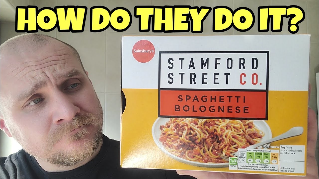 THIS IS CRAZY Spaghetti Bolognese by Sainsbury's