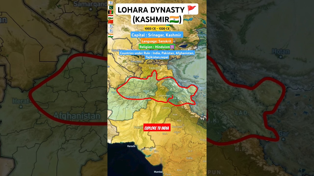 @ExploreTVindia LOHARA DYNASTY (KASHMIR)🚩 #indianempire #fyp #lohara #youtubeshorts #trending
