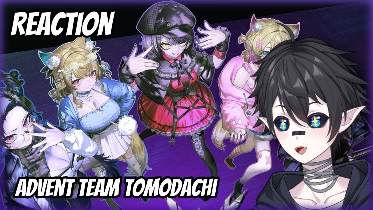 THIS IS AMAZING! / Reaction to Team Tomodachi cover by【hololive English -Advent-】