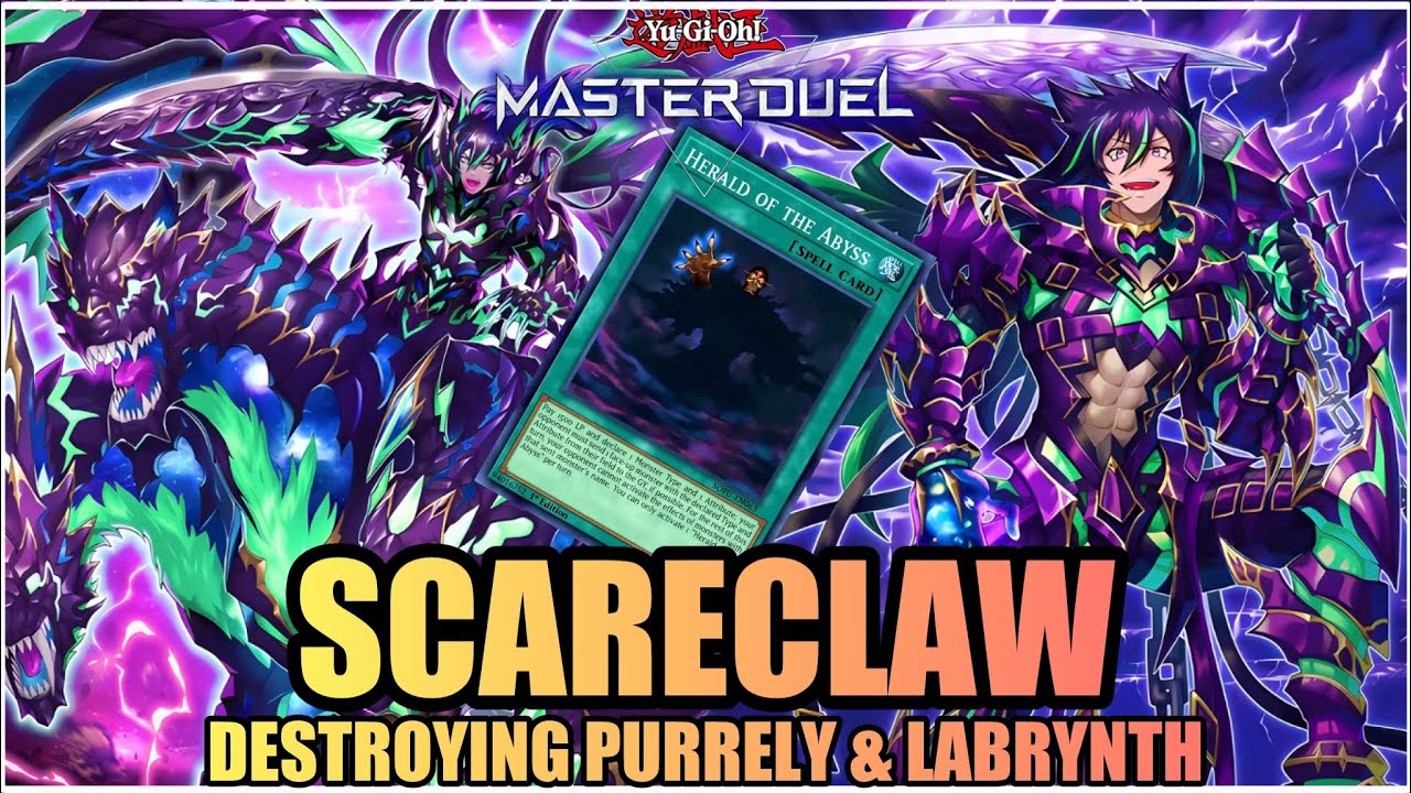SCARECLAW - DESTROYING PURRELY & LABRYNTH! [Yu-Gi-Oh! Master Duel]