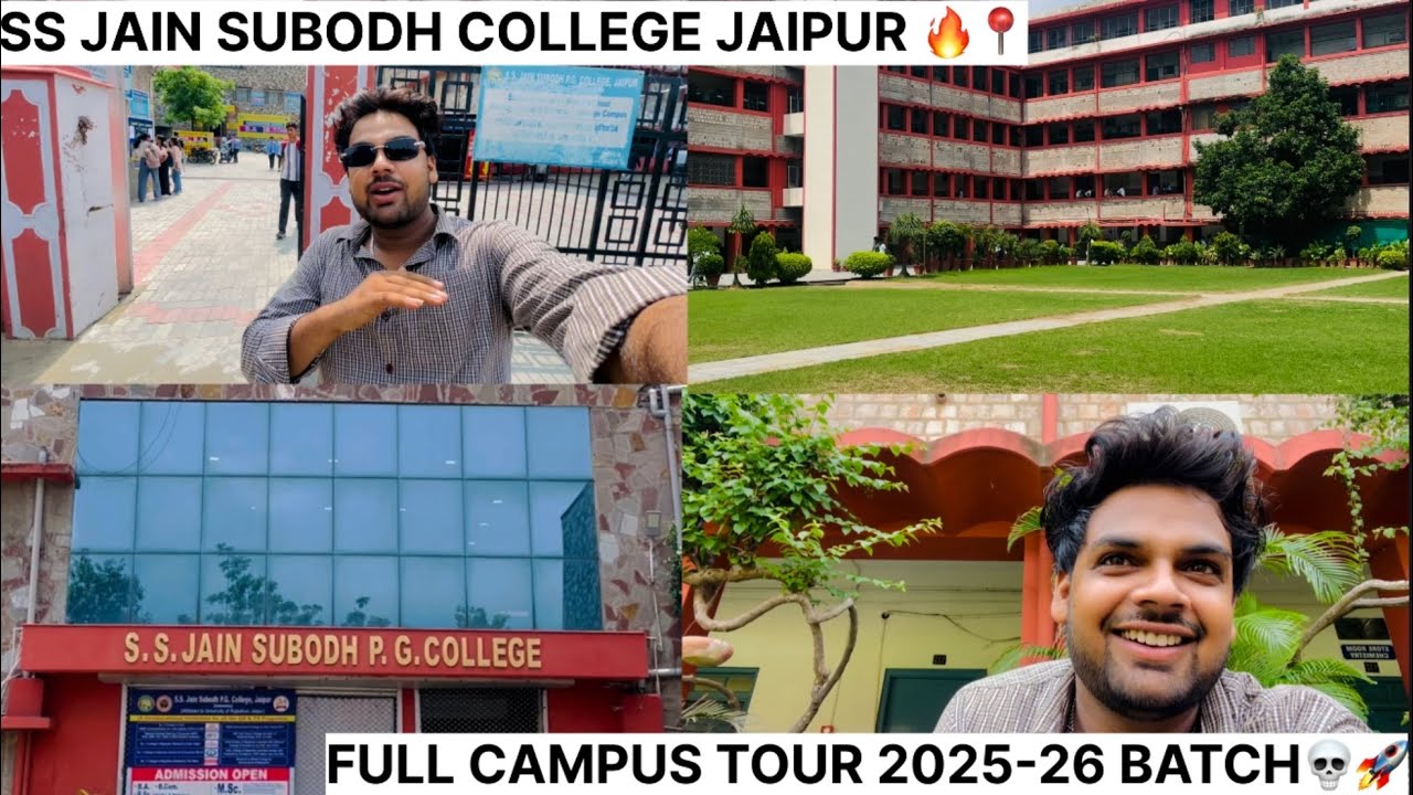 SS JAIN SUBODH COLLEGE JAIPUR 🔥FULL CAMPUS TOUR 2025-26 BATCH 💀