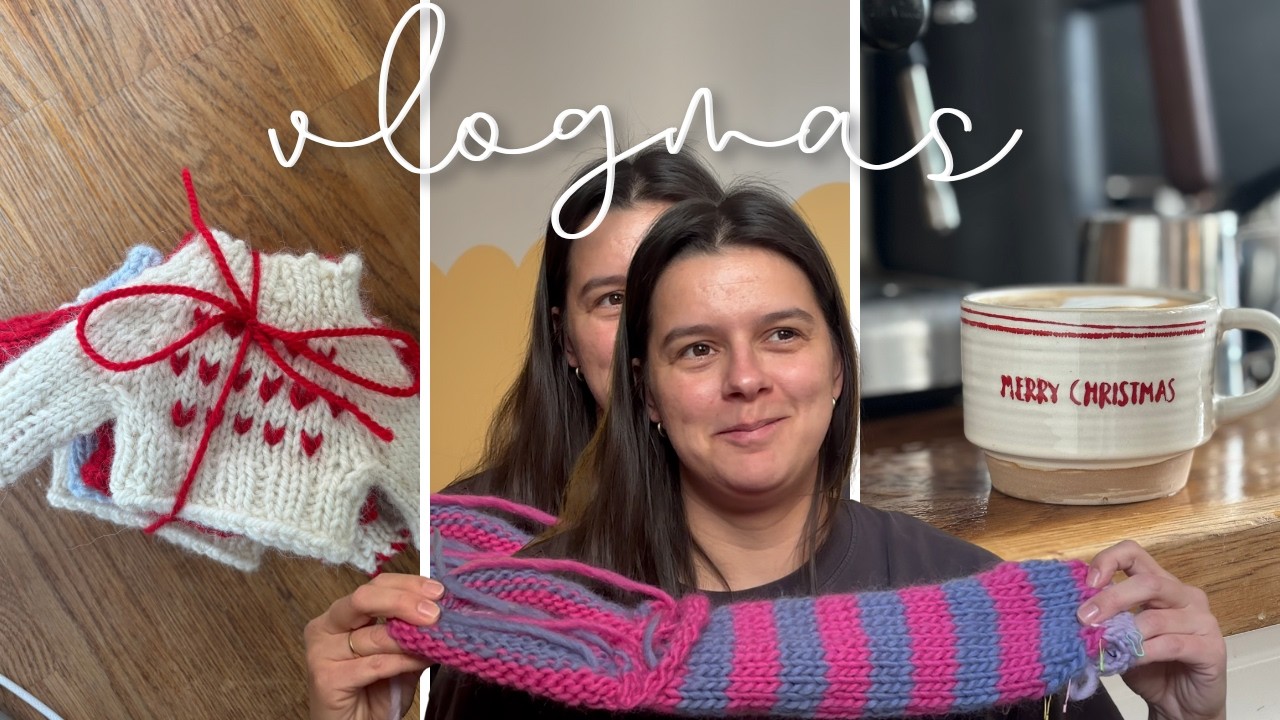 Knitmas - ostatni bez choinki - mam nadzieję! Dziergam Sailor Slippers i nie mam kiedy czytać!!!
