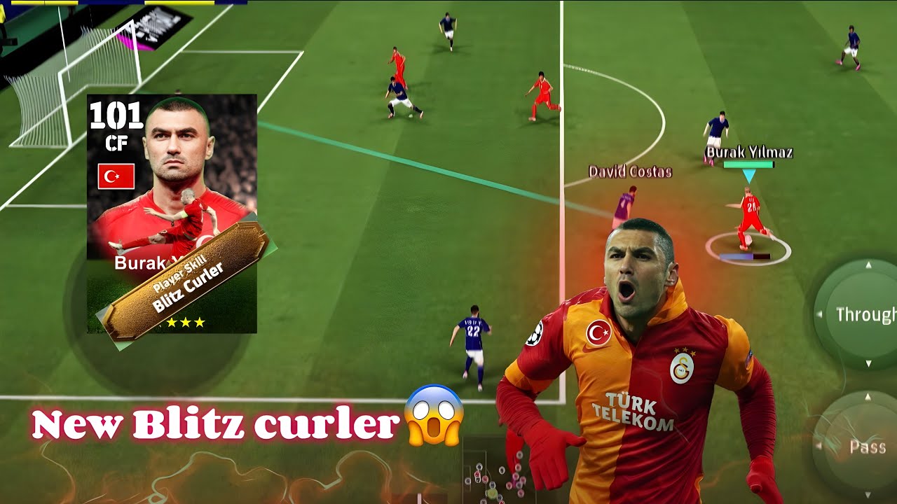 🔥 New Blitz Curler Skill in eFootball 2026 | 101 Burak Yilmaz Crazy Finishing 😱⚽