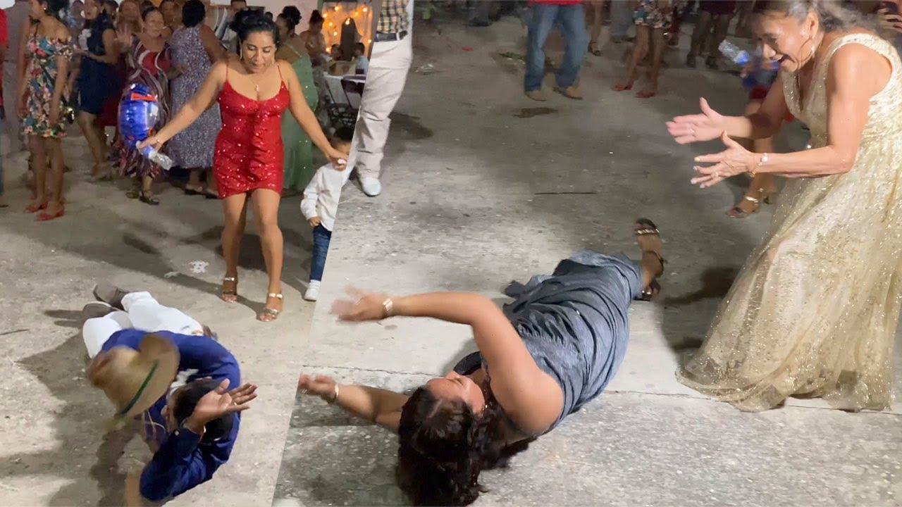 Asi bailan la iguana las chicas de cruz grande, gro. y el baile de la revolcada
