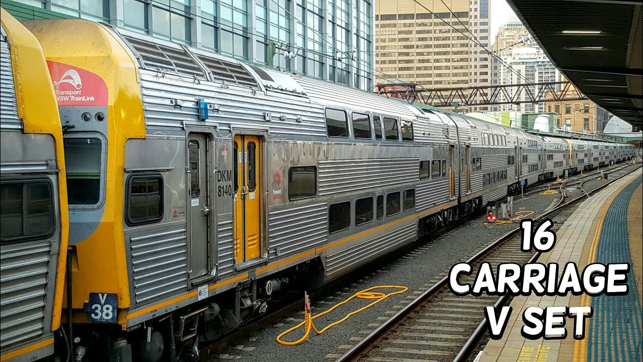 Sydney Trains Vlog 1282: 16 Carriage V Set