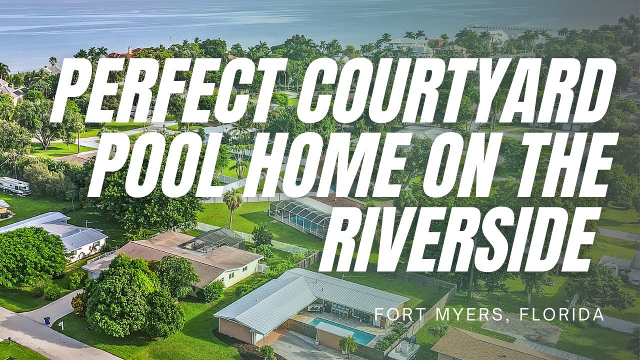 Perfectly Renovated Courtyard Pool Home in Fort Myers, Florida