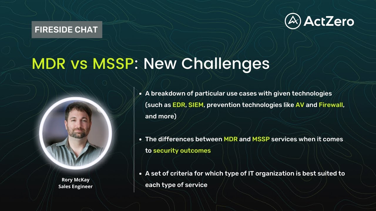 MDR vs MSSP: New Challenges