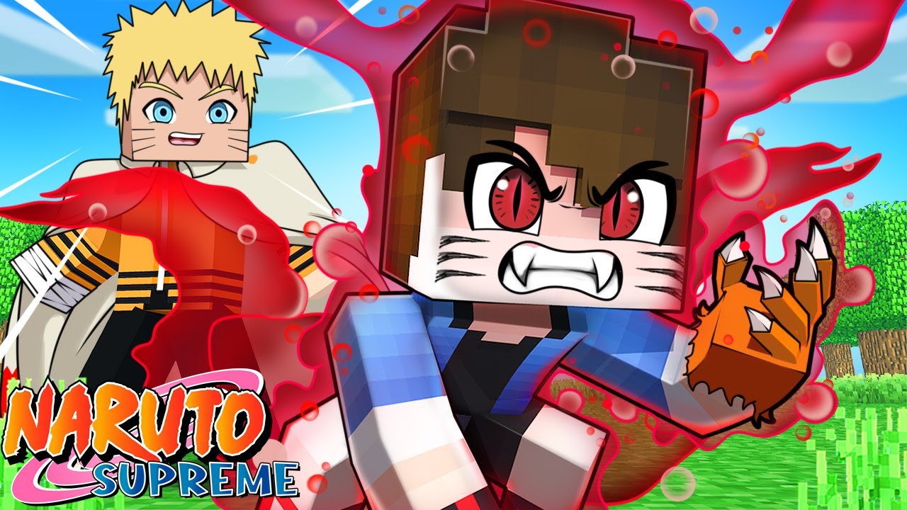 NARUTO SUPREME o FILME ! O NINJA COM o CHAKRA da SUPER KURAMA no Minecraft