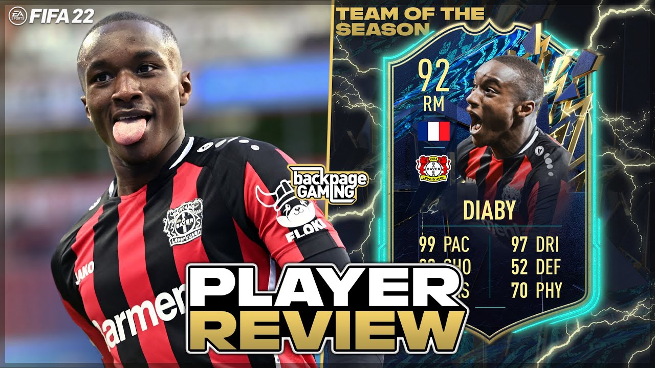THE SPEED DEMON! 💨 92 TOTS Moussa Diaby Player Review! | FUT 22