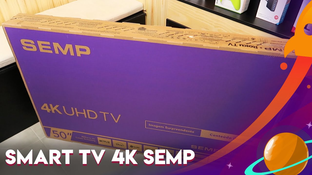 SMART TV 4K SEMP TCL 50 POLEGADAS RK8500: TV 50