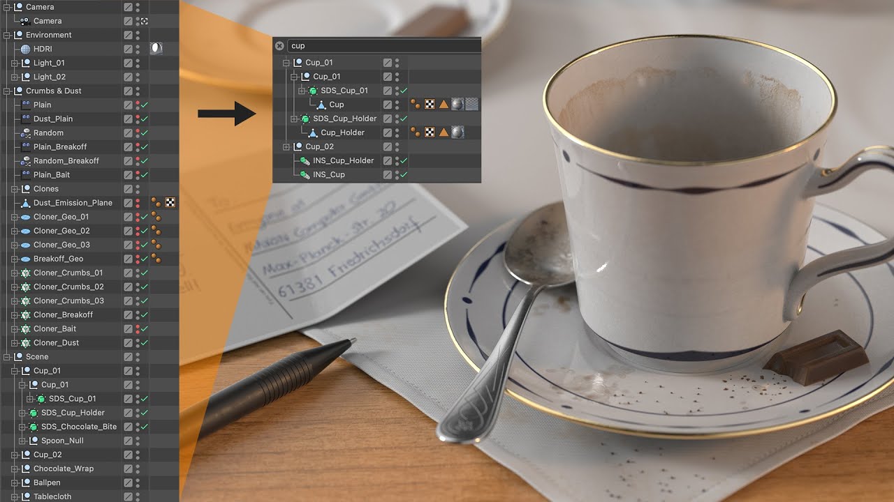 Tip - 333: How to filter objects in the Object Manager in Cinema 4D