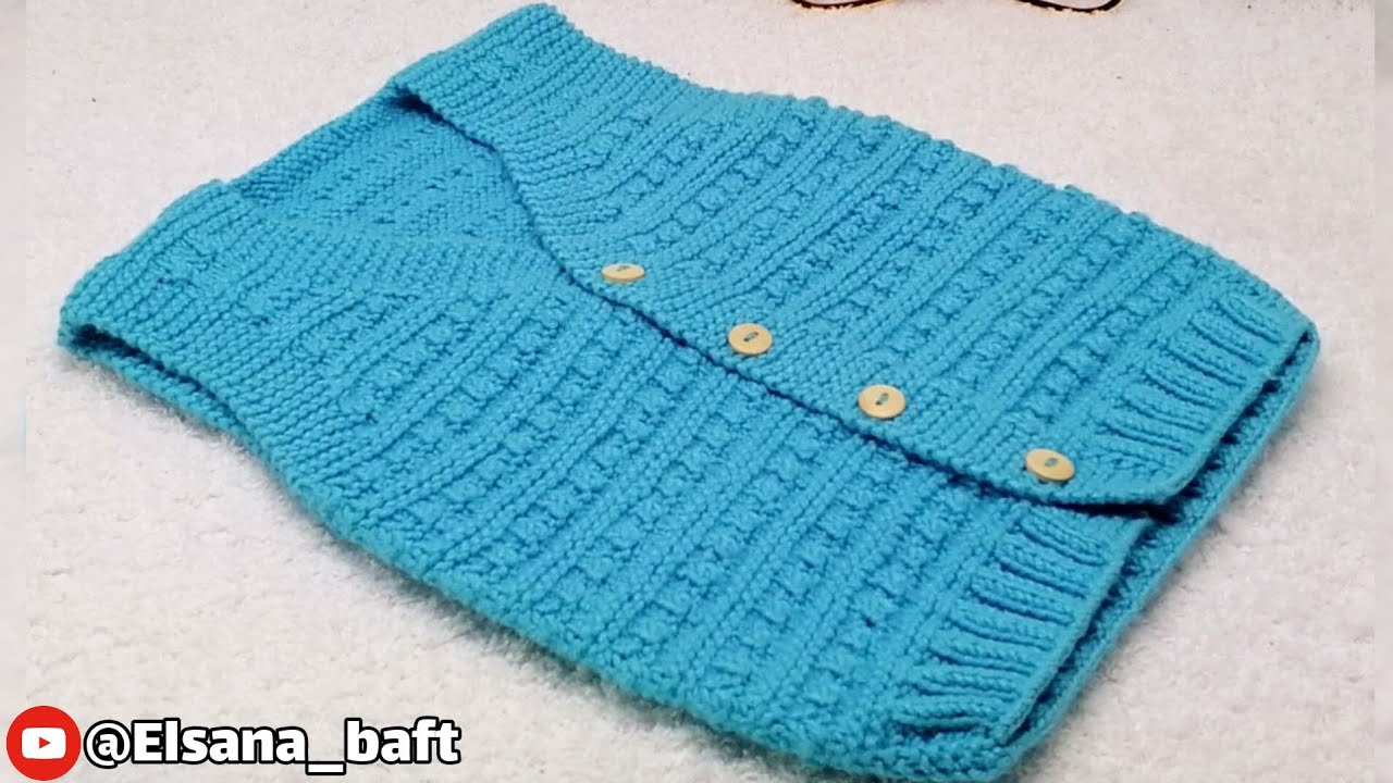 آموزش بافت جلیقه پسرانه و دخترانه |  knit a vest
