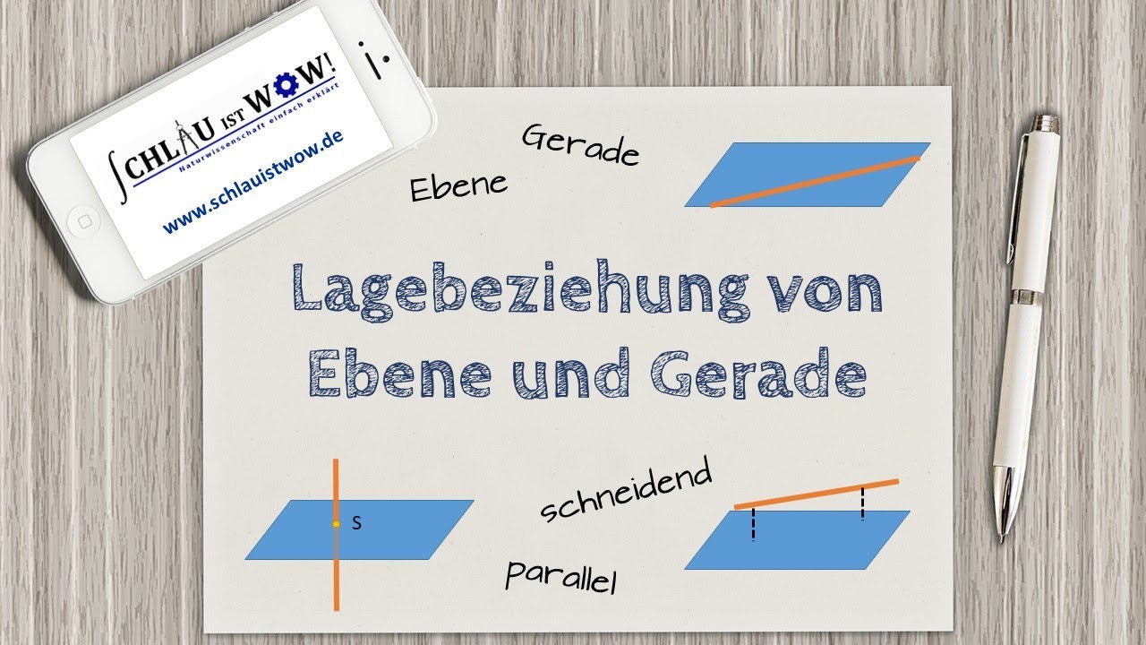 Lagebeziehung von Ebene und Gerade