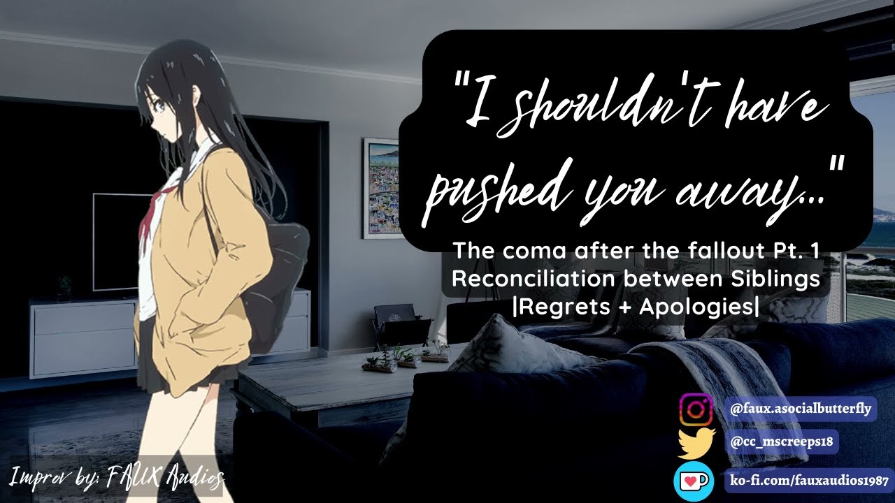F4A || Coma After the Fallout [Siblings] [Reconciliation] [Injured Listener] [Car Accident] [Angst]