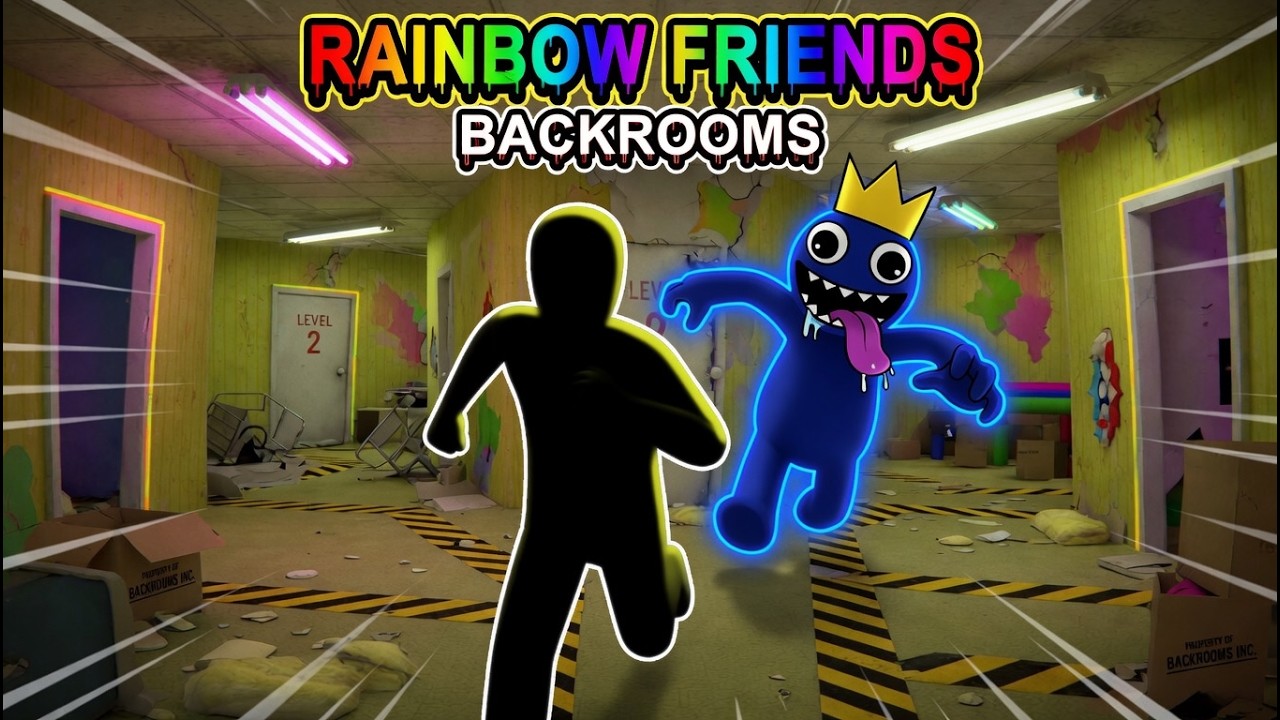 РАДУЖНЫЕ ДРУЗЬЯ В ПОДСОБНЫХ ПОМЕЩЕНИЯХ | Интерактивная разминка | Roblox Horror Run ⚡