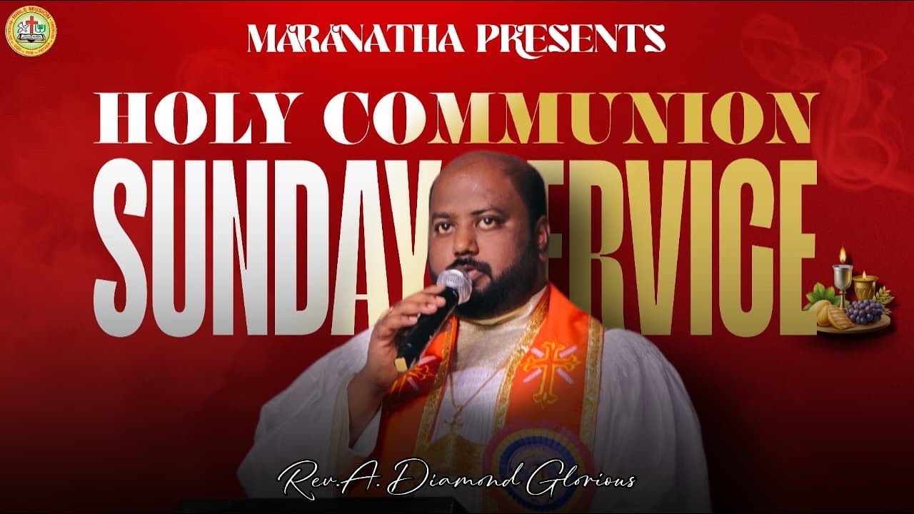 🔴Live || 01-03-26 || HOLY COMMUNION SUNDAY SERVICE || Rev.A.Diamond Glorious || బైబిల్ మిషన్ తణుకు