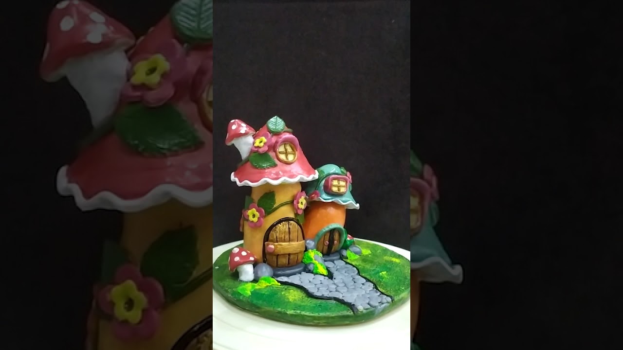 Smurfs House || Mushroom House #shorts