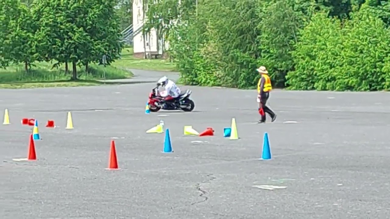 MotoGymkhana 1 run 02:06,859 Janovice nad Uhlavou 2nd round of Czech Championship 21.05.2023