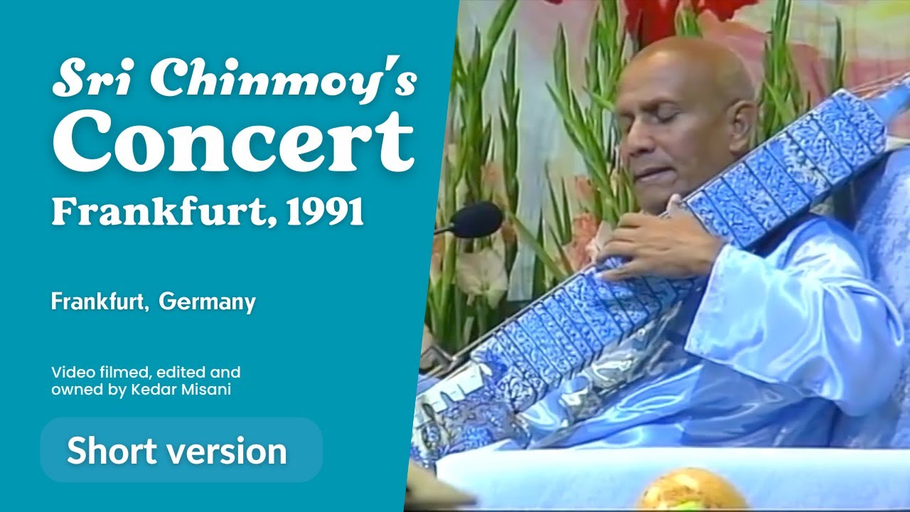 1991 Peace Concert in Frankfurt | Sri Chinmoy. Short version