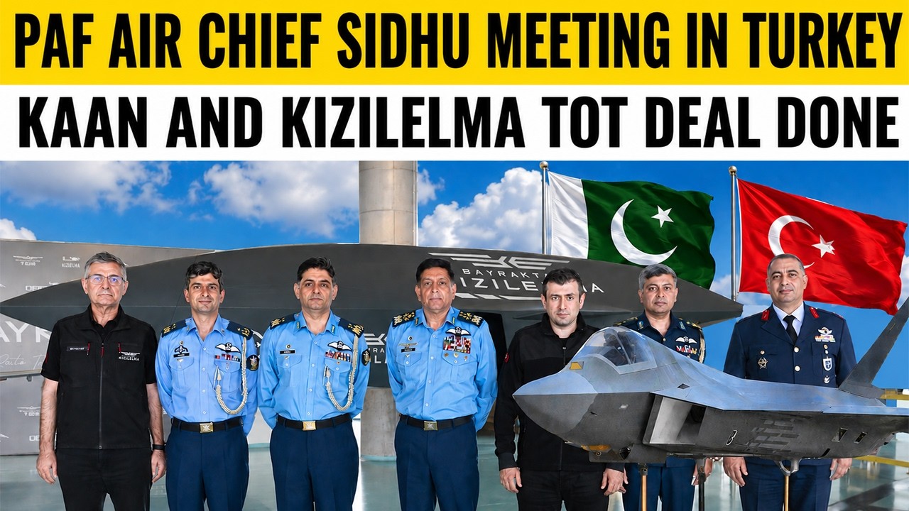 Pakistan Air Chief in Turkey | KAAN & Kizilelma Future Cooperation? Inshort
