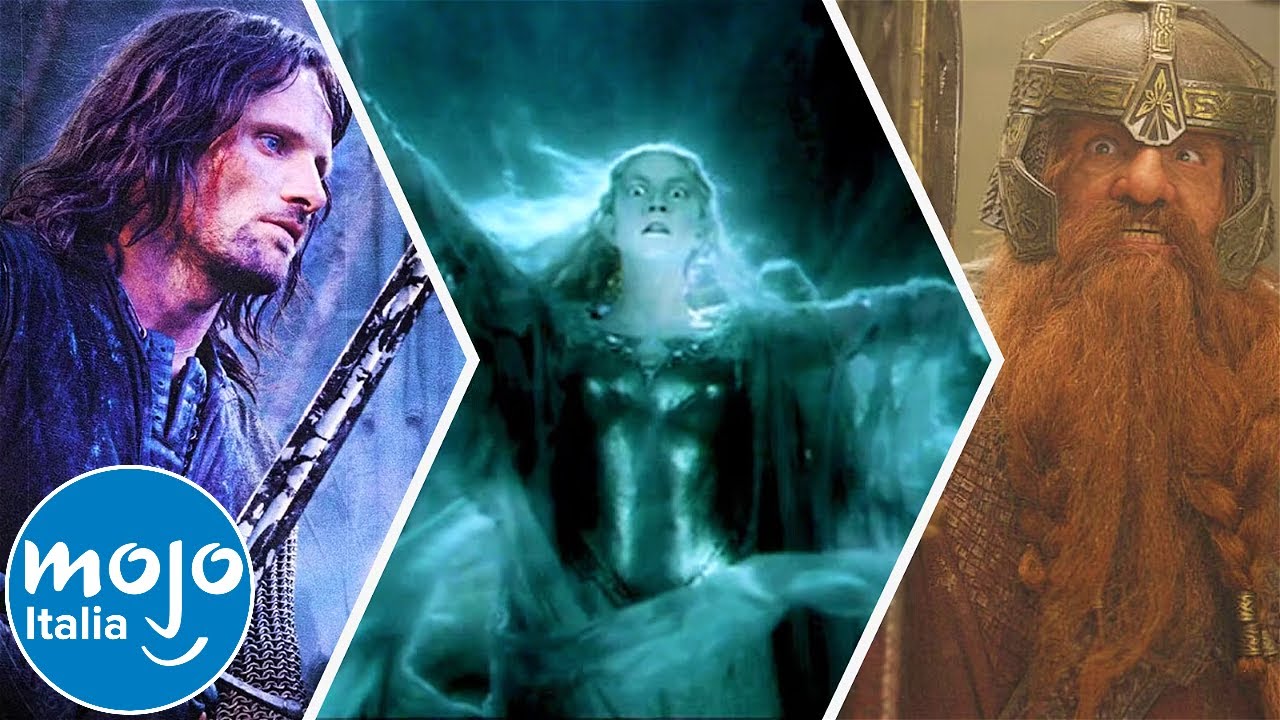 Top 10 PERSONAGGI più FORTI del mondo del SIGNORE DEGLI ANELLI!