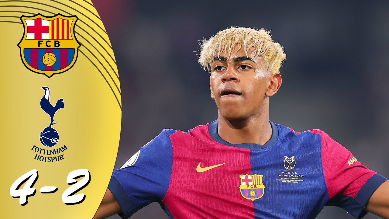 HIGHLIGHTS | Barcelona 4-2 Tottenham | RESUMEN All Goals & Highlights