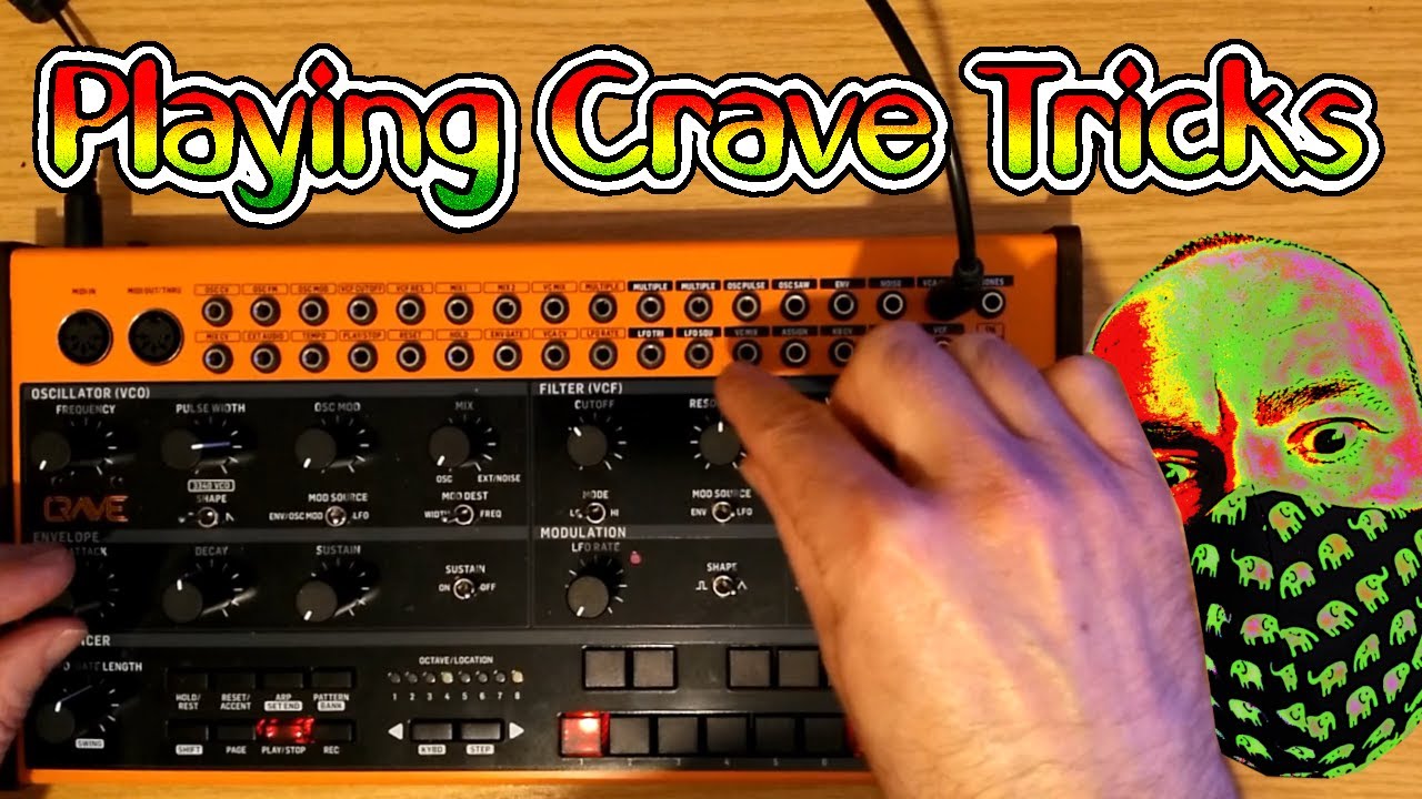 Begringer Crave Basic Introduction to playing live with sequencer