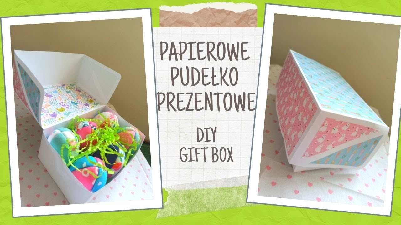 PAPIEROWE PUDEŁKO PREZENTOWE || DIY GIFT BOX