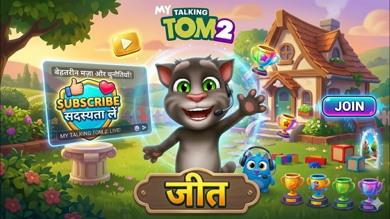 My Talking Tom 2 Live 🔴 Tom Ko Rich Bana Rahe Hai 💰 Funny Gameplay | Hindi