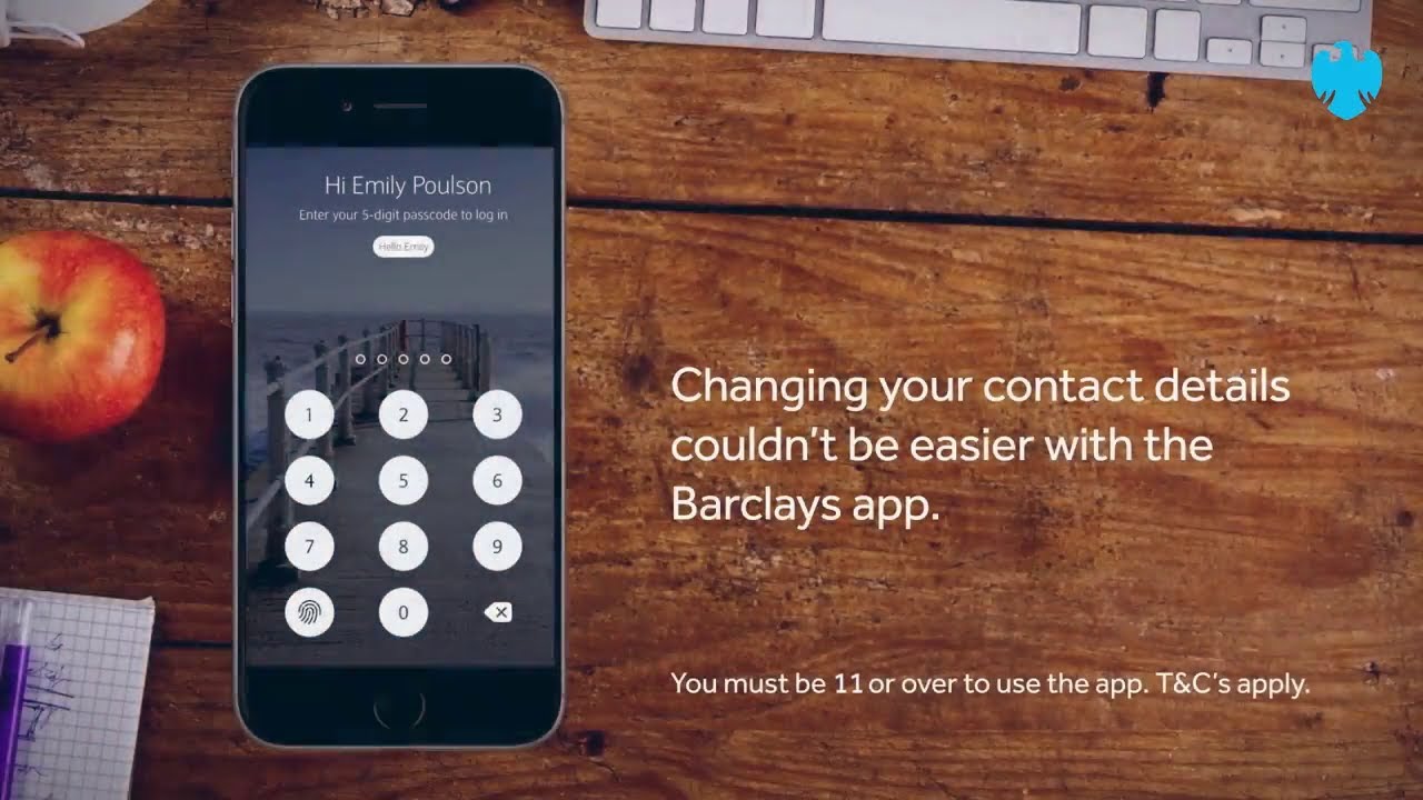 The Barclays app | How to change your personal details