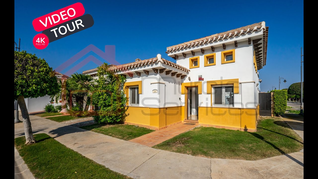 Two bed villa rondella with private pool on mar menor golf resort