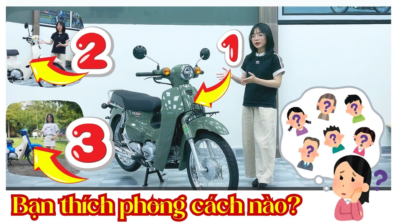 3 xe Honda Super Cub với 3 phong cách khác nhau. Bạn thích phong cách nào? | Xe Độc Lạ