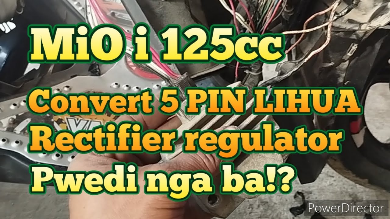 Yamaha Mio i 125cc/convert 5 PIN FULL WAVE RECTIFIER REGULATOR, LIHUA! Pwedi nga ba?