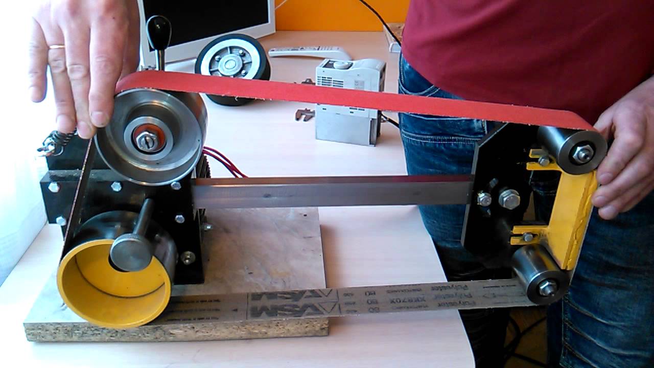гриндер Г3 с колесом (Beltgrinder G3 with wheel) Обзор ч.2