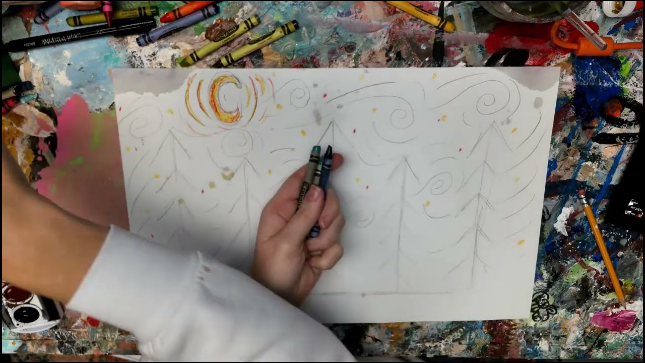 Van Gogh Snow Day Sponsored by The Tennessee Arts Commission