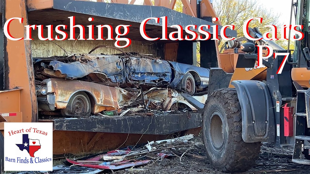 Crushing Classic Cars Part 7, The Dream Crusher. Joyce's Collection, Ep #10, 1968 Impala