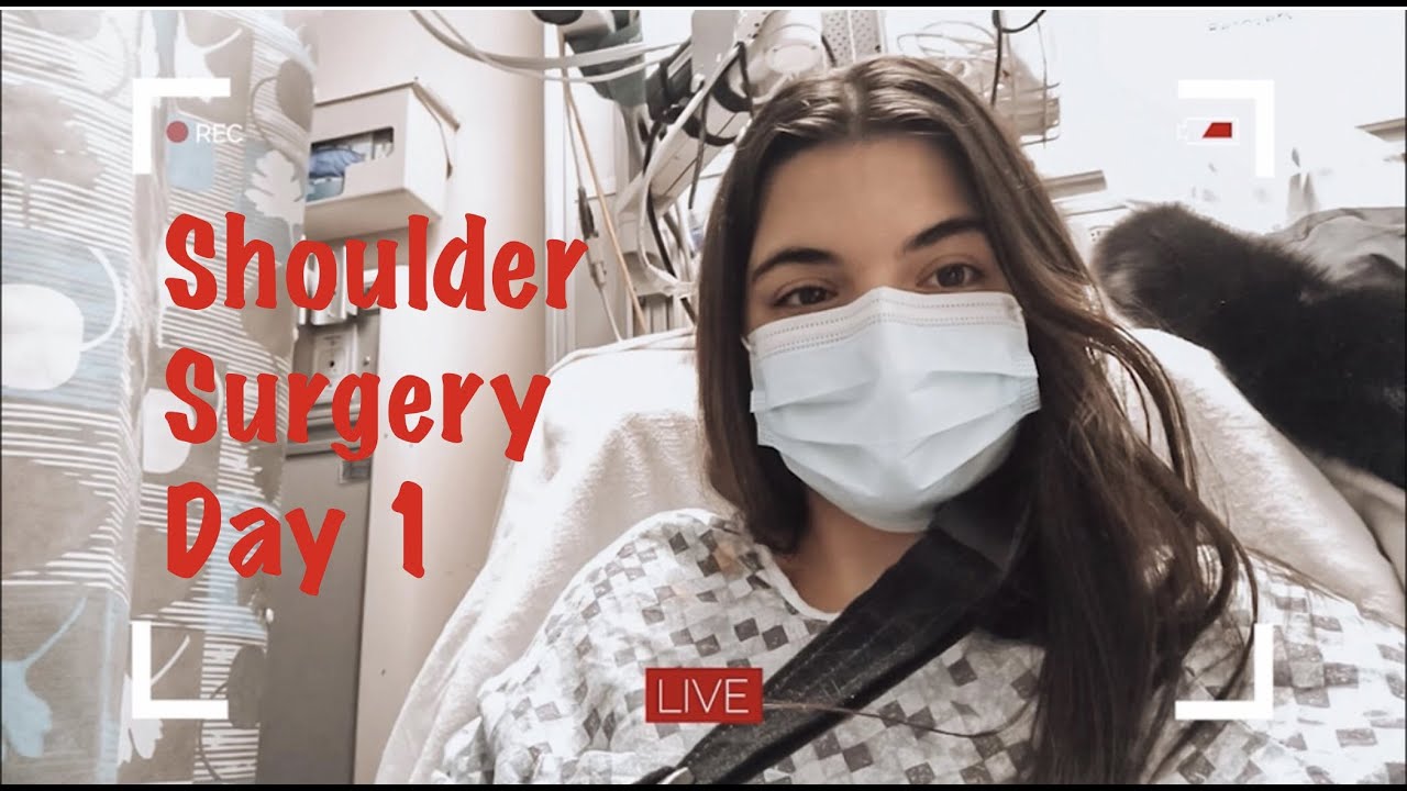 I Got Shoulder Surgery | surgery & recovery day 1