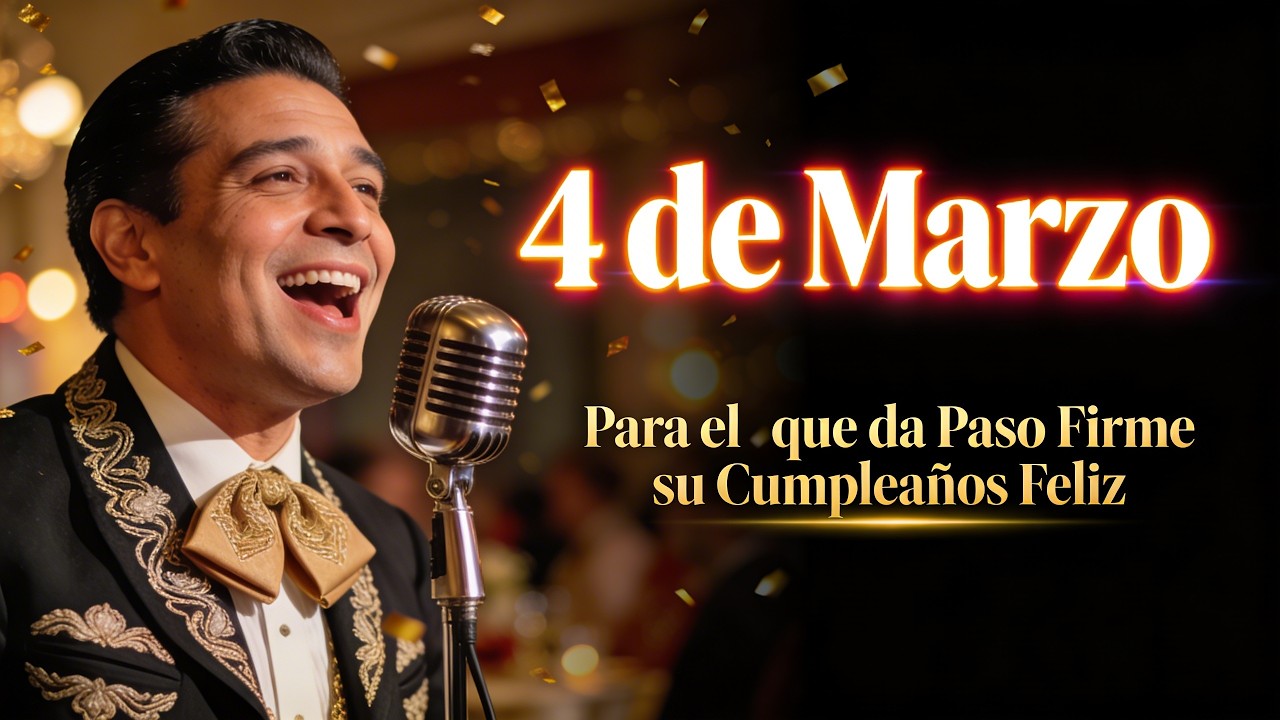 Para el paso firme de este 4 de marzo: ¡Un Cumpleaños Feliz con mariachi y mucha garra! 🦁