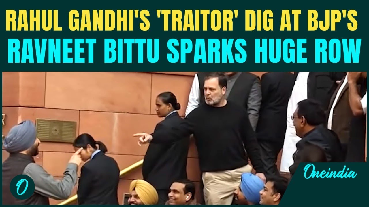 FULL VIDEO: Rahul Gandhi’s FIERY FACE-OFF With BJP’s Ravneet Bittu; ‘Desh Ke Dushman’ vs ‘Traitor’