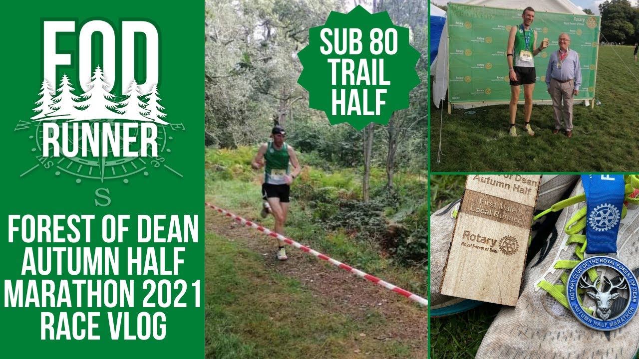 Видеоблог о полумарафоне Forest of Dean, осень 2021 года - полумарафон по пересеченной местности ...