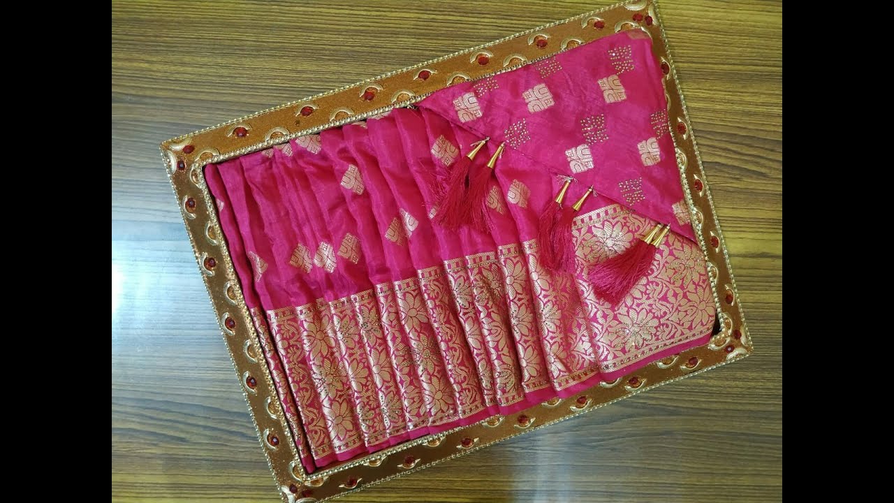 saree packing for wedding ( Trousseau packaging )