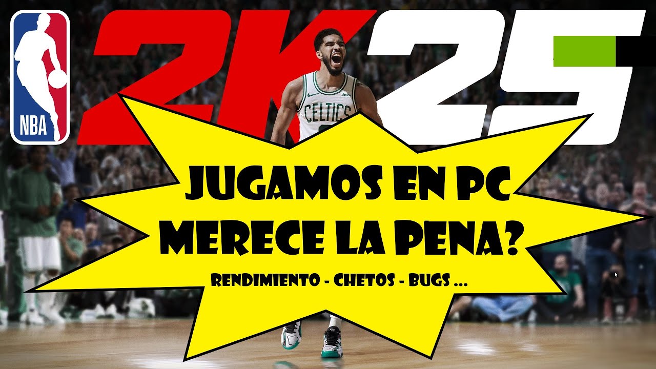 Jugar Nba 2k25 PC? Cómo tira el juego? Chetos? Pc-Steam #nba2k25